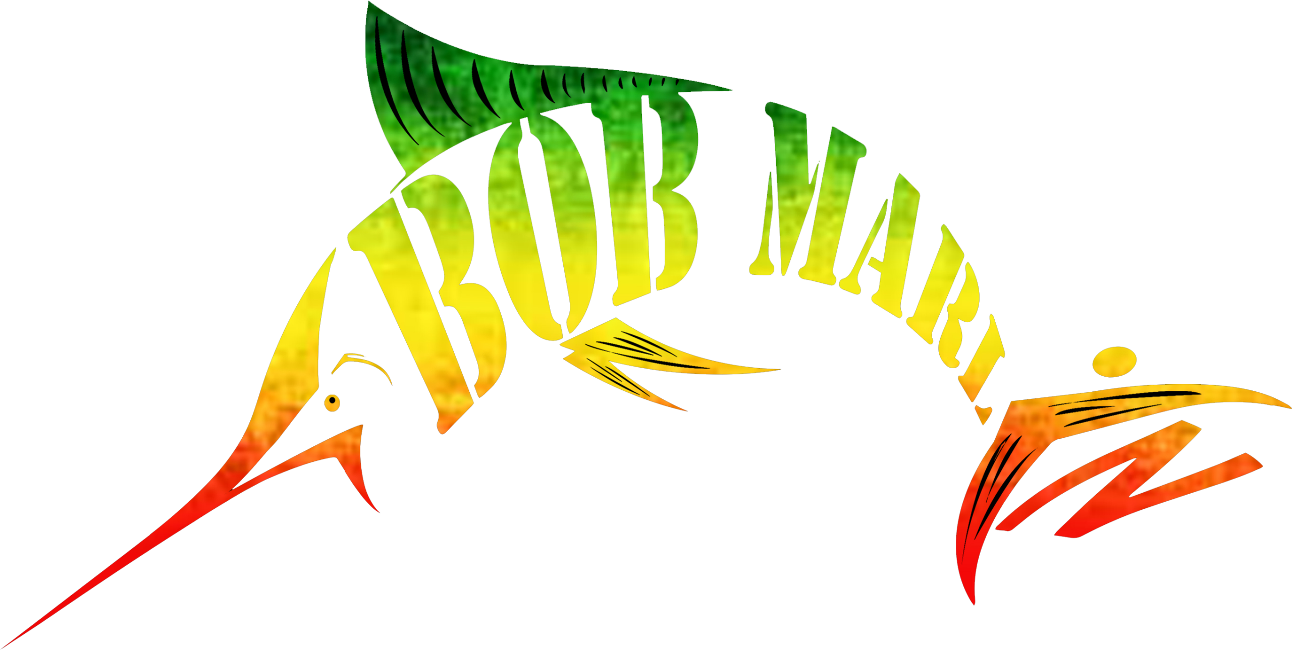 Bob Marlin OG Rasta Logo