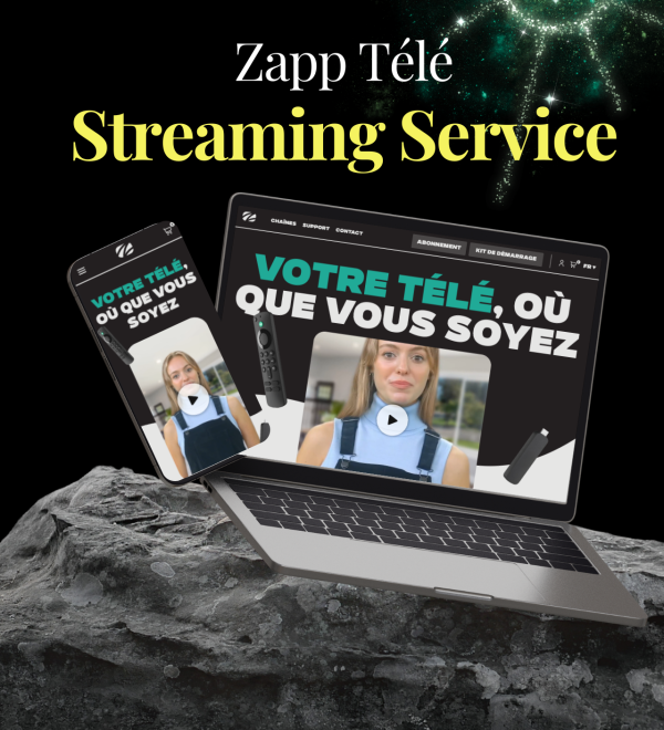 Zapp Télé - website development
